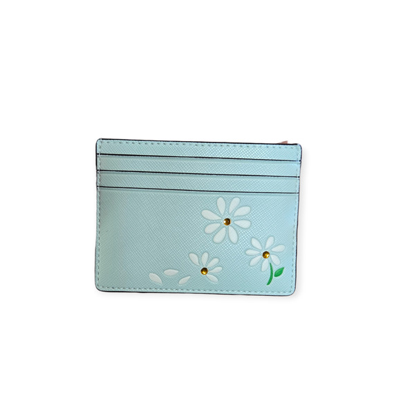 Kate Spade Daisy Reegan Day Tripper Shoulder Bag Wallet Green Blue Turquoise - Picture 4 of 7